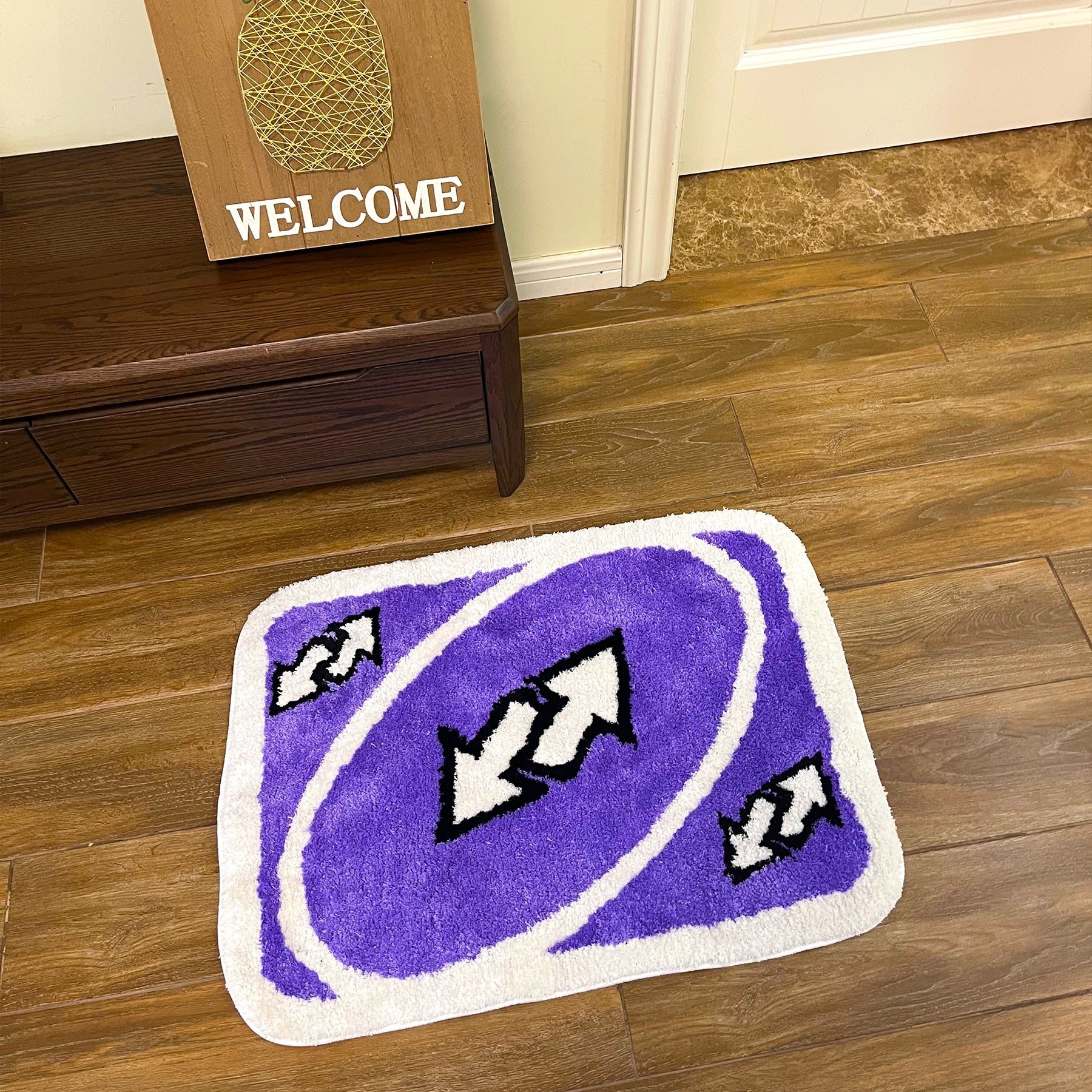 LAKEA UNO Reverse Card Rug for Girls Rooms Multicolour Hand Tufted Rug for  Birthday Gift Fluffy Tufted Rug Soft Rectangle Mat - AliExpress